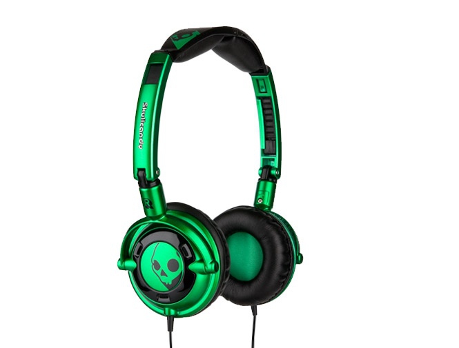 Skullcandy Lowrider Earphones Green Black